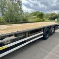 SCANIA P320 6x2 Rear Steer Flat with Fassi F175 Crane