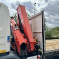 SCANIA P320 6x2 Rear Steer Flat with Fassi F175 Crane