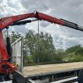 SCANIA P320 6x2 Rear Steer Flat with Fassi F175 Crane