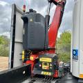 SCANIA P320 6x2 Rear Steer Flat with Fassi F175 Crane