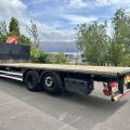 SCANIA P320 6x2 Rear Steer Flat with Fassi F175 Crane
