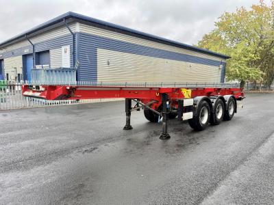 Krone Sliding Skeletal Trailer - Choice of 2 BPW on drum, April 27 MOT