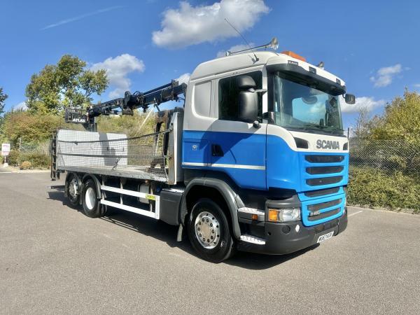 SCANIA R450 6x2 Rearlift Rear steer Brickgrab