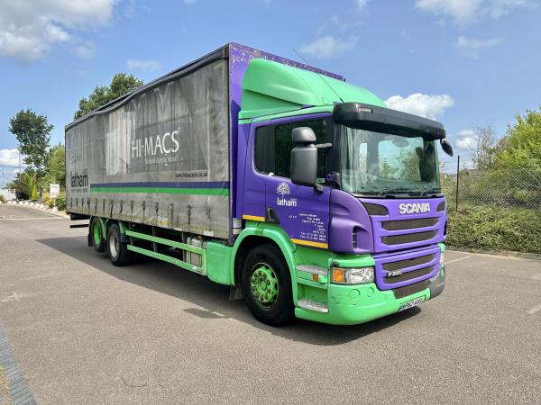 SCANIA P280 6x2 10 Tyre Rearlift Curtainsider